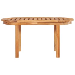vidaXL Couchtisch 90×50×45 cm Teak Massivholz