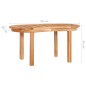 vidaXL Couchtisch 90×50×45 cm Teak Massivholz vidaXL Couchtisch 90×50×45 cm Teak Massivholz