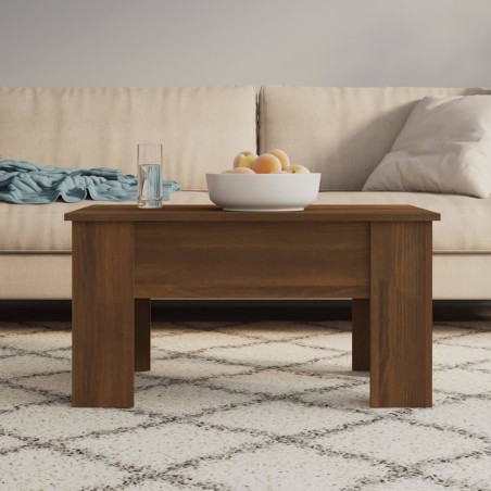 vidaXL Couchtisch Braun Eichen-Optik 79x49x41 cm Holzwerkstoff