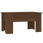 vidaXL Couchtisch Braun Eichen-Optik 79x49x41 cm Holzwerkstoff vidaXL Couchtisch Braun Eichen-Optik 79x49x41 cm Holzwerkstoff