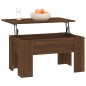 vidaXL Couchtisch Braun Eichen-Optik 79x49x41 cm Holzwerkstoff vidaXL Couchtisch Braun Eichen-Optik 79x49x41 cm Holzwerkstoff