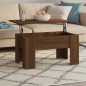 vidaXL Couchtisch Braun Eichen-Optik 79x49x41 cm Holzwerkstoff vidaXL Couchtisch Braun Eichen-Optik 79x49x41 cm Holzwerkstoff
