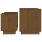 vidaXL Satztische 2 Stk. Honigbraun Massivholz Kiefer vidaXL Satztische 2 Stk. Honigbraun Massivholz Kiefer