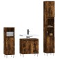 3-tlg. Badmöbel-Set Räuchereiche Holzwerkstoff 3-tlg. Badmöbel-Set Räuchereiche Holzwerkstoff