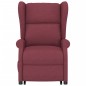 Massagesessel mit Aufstehhilfe Weinrot Stoff Massagesessel mit Aufstehhilfe Weinrot Stoff