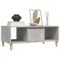 vidaXL Couchtisch Betongrau 90x50x36,5 cm Holzwerkstoff vidaXL Couchtisch Betongrau 90x50x36,5 cm Holzwerkstoff