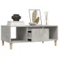 vidaXL Couchtisch Betongrau 90x50x36,5 cm Holzwerkstoff vidaXL Couchtisch Betongrau 90x50x36,5 cm Holzwerkstoff