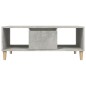 vidaXL Couchtisch Betongrau 90x50x36,5 cm Holzwerkstoff vidaXL Couchtisch Betongrau 90x50x36,5 cm Holzwerkstoff