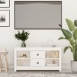 vidaXL TV-Schrank Weiß 103x36,5x52 cm Massivholz Kiefer vidaXL TV-Schrank Weiß 103x36,5x52 cm Massivholz Kiefer