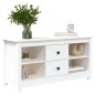 vidaXL TV-Schrank Weiß 103x36,5x52 cm Massivholz Kiefer vidaXL TV-Schrank Weiß 103x36,5x52 cm Massivholz Kiefer