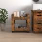 vidaXL Bürowagen Räuchereiche 60x45x60 cm Holzwerkstoff vidaXL Bürowagen Räuchereiche 60x45x60 cm Holzwerkstoff