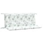 Gartenbank-Auflagen 2 Stk. Blattmuster 120x50x7 cm Stoff Gartenbank-Auflagen 2 Stk. Blattmuster 120x50x7 cm Stoff