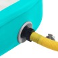 vidaXL Aufblasbare Gymnastikmatte mit Pumpe 200x200x10 cm PVC Grün vidaXL Aufblasbare Gymnastikmatte mit Pumpe 200x200x10 cm PVC Grün