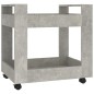 vidaXL Bürowagen Betongrau 60x45x60 cm Holzwerkstoff vidaXL Bürowagen Betongrau 60x45x60 cm Holzwerkstoff
