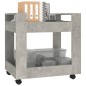 vidaXL Bürowagen Betongrau 60x45x60 cm Holzwerkstoff vidaXL Bürowagen Betongrau 60x45x60 cm Holzwerkstoff