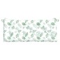 Gartenbank-Auflagen 2 Stk. Blattmuster 120x50x7 cm Stoff Gartenbank-Auflagen 2 Stk. Blattmuster 120x50x7 cm Stoff