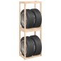 vidaXL Reifenregal 63x40x180 cm Massivholz Kiefer vidaXL Reifenregal 63x40x180 cm Massivholz Kiefer