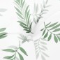 Gartenbank-Auflagen 2 Stk. Blattmuster 120x50x7 cm Stoff Gartenbank-Auflagen 2 Stk. Blattmuster 120x50x7 cm Stoff