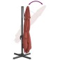 vidaXL Ampelschirm mit Aluminium-Mast Terrakotta 300x300 cm vidaXL Ampelschirm mit Aluminium-Mast Terrakotta 300x300 cm