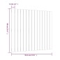 vidaXL Wand-Kopfteil Schwarz 95,5x3x90 cm Massivholz Kiefer vidaXL Wand-Kopfteil Schwarz 95,5x3x90 cm Massivholz Kiefer