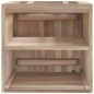 vidaXL Wand-Badschrank 41x38x40 cm Massivholz Teak vidaXL Wand-Badschrank 41x38x40 cm Massivholz Teak