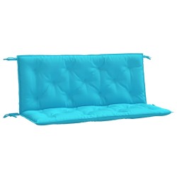 Gartenbank-Auflagen 2 Stk. Türkis 120x50x7 cm Stoff