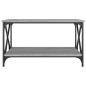 vidaXL Couchtisch Grau Sonoma 80x50x45 cm Holzwerkstoff und Eisen vidaXL Couchtisch Grau Sonoma 80x50x45 cm Holzwerkstoff und Eisen