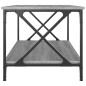 vidaXL Couchtisch Grau Sonoma 80x50x45 cm Holzwerkstoff und Eisen vidaXL Couchtisch Grau Sonoma 80x50x45 cm Holzwerkstoff und Eisen