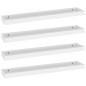 vidaXL Loggia Wandregale 4 Stk. Weiß 80x15x4 cm MDF vidaXL Loggia Wandregale 4 Stk. Weiß 80x15x4 cm MDF