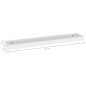 vidaXL Loggia Wandregale 4 Stk. Weiß 80x15x4 cm MDF vidaXL Loggia Wandregale 4 Stk. Weiß 80x15x4 cm MDF
