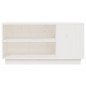 vidaXL TV-Schrank Weiß 80x35x40,5 cm Massivholz Kiefer vidaXL TV-Schrank Weiß 80x35x40,5 cm Massivholz Kiefer
