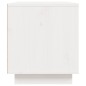 vidaXL TV-Schrank Weiß 80x35x40,5 cm Massivholz Kiefer vidaXL TV-Schrank Weiß 80x35x40,5 cm Massivholz Kiefer