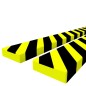 vidaXL Kantenschoner 2 Stk. Gelb & Schwarz 6x2x101,5 cm PU vidaXL Kantenschoner 2 Stk. Gelb & Schwarz 6x2x101,5 cm PU