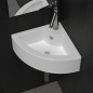 vidaXL Waschbecken mit Überlauf 45 x 32 x 12,5 cm Weiß vidaXL Waschbecken mit Überlauf 45 x 32 x 12,5 cm Weiß
