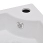 vidaXL Waschbecken mit Überlauf 45 x 32 x 12,5 cm Weiß vidaXL Waschbecken mit Überlauf 45 x 32 x 12,5 cm Weiß