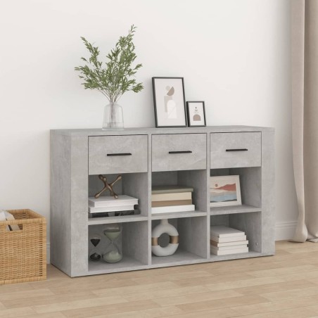 vidaXL Sideboard Betongrau 100x30x59,5 cm Holzwerkstoff