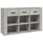 vidaXL Sideboard Betongrau 100x30x59,5 cm Holzwerkstoff vidaXL Sideboard Betongrau 100x30x59,5 cm Holzwerkstoff