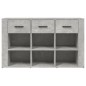 vidaXL Sideboard Betongrau 100x30x59,5 cm Holzwerkstoff vidaXL Sideboard Betongrau 100x30x59,5 cm Holzwerkstoff