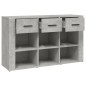 vidaXL Sideboard Betongrau 100x30x59,5 cm Holzwerkstoff vidaXL Sideboard Betongrau 100x30x59,5 cm Holzwerkstoff