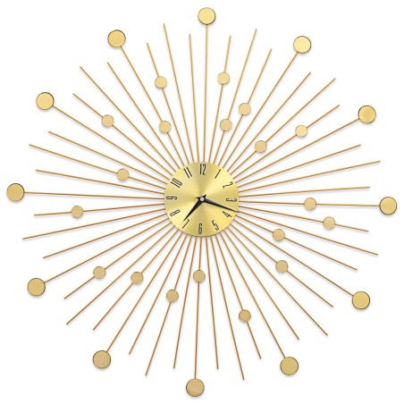 vidaXL Wanduhr Metall 70 cm Golden