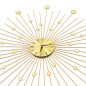 vidaXL Wanduhr Metall 70 cm Golden vidaXL Wanduhr Metall 70 cm Golden
