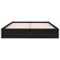 vidaXL Massivholzbett Schwarz 120x190 cm vidaXL Massivholzbett Schwarz 120x190 cm