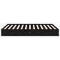 vidaXL Massivholzbett Schwarz 120x190 cm vidaXL Massivholzbett Schwarz 120x190 cm