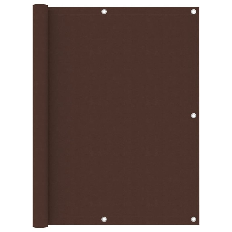 vidaXL Balkon-Sichtschutz Braun 120x600 cm Oxford-Gewebe vidaXL Balkon-Sichtschutz Braun 120x600 cm Oxford-Gewebe