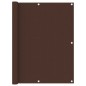 vidaXL Balkon-Sichtschutz Braun 120x600 cm Oxford-Gewebe vidaXL Balkon-Sichtschutz Braun 120x600 cm Oxford-Gewebe