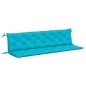 Gartenbank-Auflagen 2 Stk. Türkis 200x50x7 cm Stoff Gartenbank-Auflagen 2 Stk. Türkis 200x50x7 cm Stoff