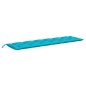 Gartenbank-Auflagen 2 Stk. Türkis 200x50x7 cm Stoff Gartenbank-Auflagen 2 Stk. Türkis 200x50x7 cm Stoff