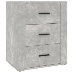 vidaXL Nachttisch Betongrau 50x36x60 cm Holzwerkstoff