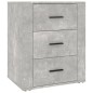 vidaXL Nachttisch Betongrau 50x36x60 cm Holzwerkstoff vidaXL Nachttisch Betongrau 50x36x60 cm Holzwerkstoff