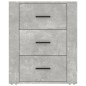 vidaXL Nachttisch Betongrau 50x36x60 cm Holzwerkstoff vidaXL Nachttisch Betongrau 50x36x60 cm Holzwerkstoff